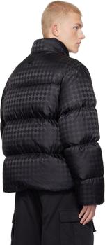 Black MA Quad Jacquard Down Jacket – On Sale Now with Up to 10