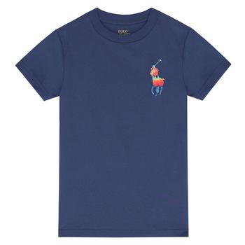 推荐Polo Ralph Lauren Kids Navy Big Pony Cotton Jersey T-Shirt, Size 6Y商品