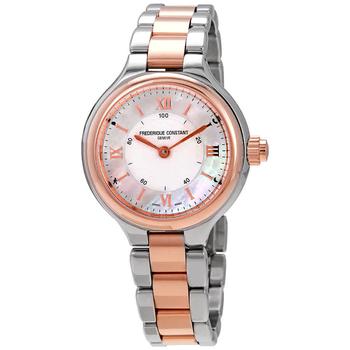 Frederique Constant | Silver Dial Ladies Two-tone Horological Smartwatch FC-281WH3ER2B商品图片,3.6折