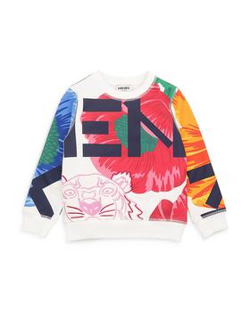 Kenzo | Girls' Multi Iconics Printed Sweatshirt - Little Kid, Big Kid商品图片,