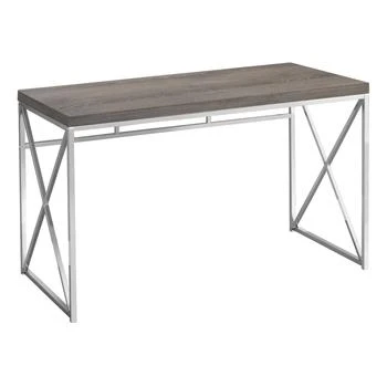 Homezia | 24" Taupe and Silver Computer Desk,商家Premium Outlets,价格¥3380