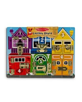 Melissa & Doug | Wooden Latches Board - Ages 3+ 满$100享8折, 满折