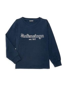 Balenciaga | Little Kid's & Kid's Long-Sleeve T-Shirt商品图片,