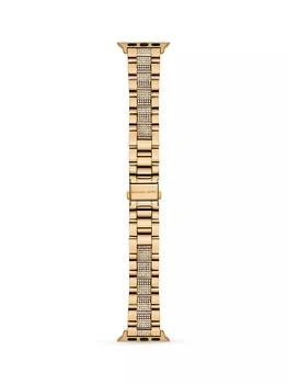 推荐Goldtone Stainless Steel & Crystal Apple Watch® Bracelet/38MM & 40MM商品