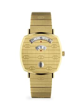 Gucci | Grip GG Yellow Gold PVD Bracelet Watch商品图片,