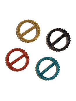 商品The Disco 4-Piece Napkin Ring Set图片