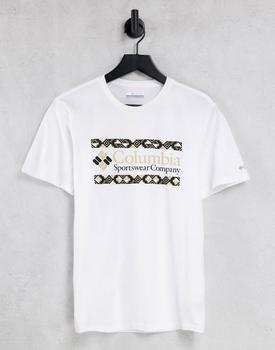 Columbia | Columbia Rapid Ridge Graphic backprint t-shirt in white商品图片,4.5折