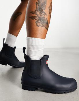 Hunter | Hunter Original Chelsea Boot in Navy商品图片,