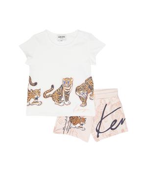 Kenzo | Short Sleeve T-Shirt + Shorts Set (Toddler)商品图片,8折
