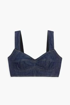 Dolce & Gabbana | Denim bra top,商家THE OUTNET US,价格¥2013