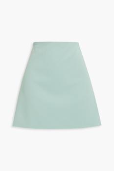 Alice + Olivia | Darma wrap-effect crepe mini skirt商品图片,4.9折×额外7.8折, 额外七八折