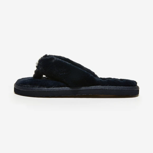 Puma | 【Brilliant|包邮包税】彪马 Puma Fluff Flip 女生  凉鞋 沙滩鞋 FLIP-FLOPS 拖鞋 人字拖  PKI38534906 Peacoat-Puma Team Gold 7.5折×额外9.7折x额外9折, 包邮包税, 额外九七折, 额外九折