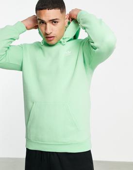 essentials hoodie多少钱, Adidas | adidas Originals essentials hoodie in green商品图片 