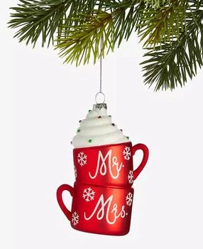 Holiday Lane | Our First Mr. & Mrs. Double Hot Chocolate Cups Ornament, Macy's Exclusive,商家Macy's,价格¥103