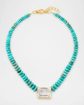 Dina Mackney | Turquoise Choker Necklace,商家Neiman Marcus,价格¥3639