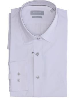 Michael Kors | White slim fit performance shirt商品图片,