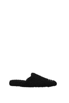 巴黎世家鞋多少钱, Balenciaga | Slippers and clogs Eco Fur Black商品图片 6.5折