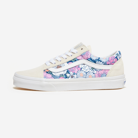 Pikolinos帆布鞋, Vans | 【Brilliant|包邮包税】万斯 OLD SKOOL 女生  运动鞋 帆布鞋  VN0A5KRFB0G (RETRO FLORAL) MULTI/TRUE WHITE商品图片 额外9折, 包邮包税, 额外九折