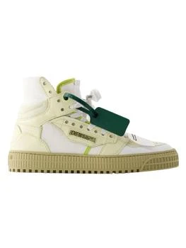 Off-White | 3.0 Off Court Sneakers - Leather - Cream White,商家The List,价格¥5094