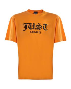 Just Cavalli | Just Cavalli Logo Printed Crewneck T-Shirt商品图片,5折