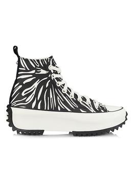 商品Converse | Run Star Hike Zebra-Print High-Top Sneakers,商家Saks Fifth Avenue,价格¥852图片