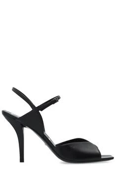 Gucci | Gucci Logo Detailed Slingback Heeled Sandals 
