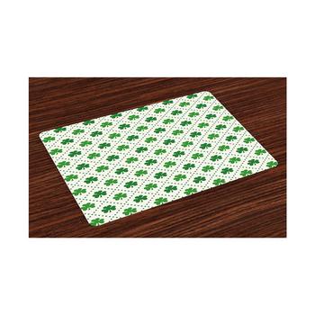 Ambesonne | Irish Place Mats, Set of 4商品图片,额外7折, 额外七折