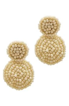 ADORNIA | Ivory Drop Circle Beaded Earrings 3.9折, 独家减免邮费