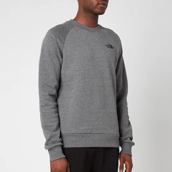 北面多少钱, The North Face | The North Face Men's Raglan Redbox Sweatshirt - TNF Medium Grey Heather商品图片 额外7折, 额外七折