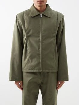推荐Pleated nylon-ripstop jacket商品