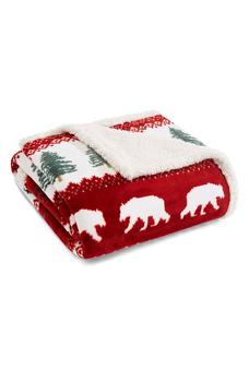 Eddie Bauer评价, Eddie Bauer | Grizzly Peak Faux Shearling Lined Blanket商品图片 5.9折