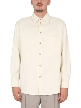 推荐Lemaire Men's  White Other Materials Shirt商品