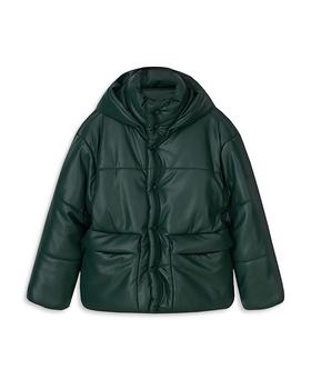 Nanushka | Hide Faux Leather Puffer Jacket商品图片,独家减免邮费