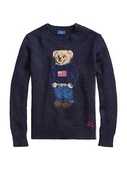 拉夫劳伦毛衣怎么样, Ralph Lauren | Bear Cotton-Linen Blend Sweater商品图片 
