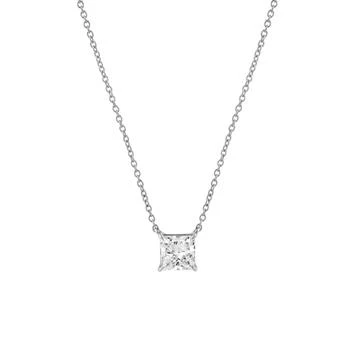 LuvMyJewelry | Princess Charm 14K Gold Lab Grown Diamond Necklace - 1 ct,商家Premium Outlets,价格¥5765
