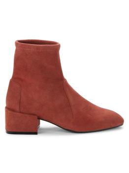 Stuart Weitzman, Stuart Weitzman | 女式 Accordion系列 麂皮女靴商品图片 4.2折