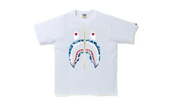 推荐Bape ABC White/Blue Camo Shark T-Shirt商品