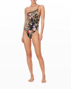 Camilla是什么牌子, Camilla | A Night in the 90s One-Shoulder One-Piece Swimsuit商品图片 4.8折
