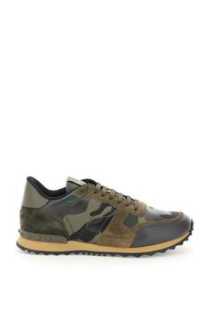 valentino男鞋怎么样, Valentino | Valentino garavani camouflage rockrunner sneakers商品图片 6.9折