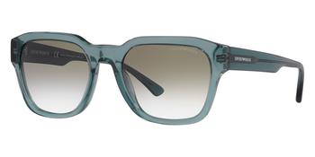 Emporio Armani | Gradient Light Gray Square Mens Sunglasses EA4175 59118E 55商品图片,3.4折