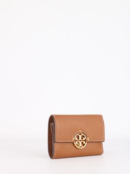 tory burch kira真假, Tory Burch | Kira leather-colored wallet with logo商品图片 9.3折