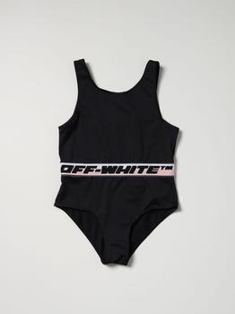 推荐Off White one-piece swimsuit with logoed band商品