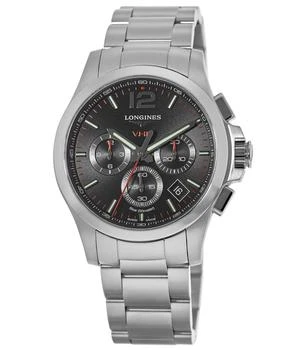 Longines | Longines Conquest V.H.P. Stainless Steel Black Dial Men's Watch L3.717.4.56.6 7.2折