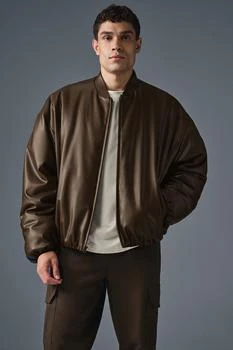 Alo | Faux Leather Premier Bomber - Espresso,商家Alo yoga,价格¥2150