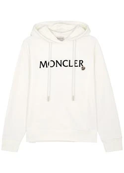 推荐Logo-embroidered hooded cotton sweatshirt商品