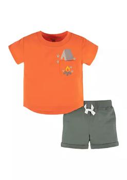 嘉宝北京, Gerber | Baby Boys 2 Piece Pocket T-Shirt Set商品图片 2.5折×额外8折, 额外八折