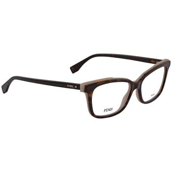 fendi价格, Fendi | Demo Rectangular Ladies Eyeglasses FE-FF0252 086 52商品图片 3折