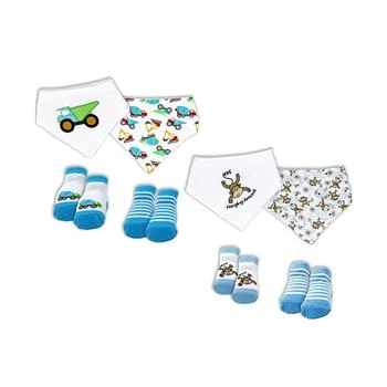 Baby Mode | Baby Boys Closure Bibs and Socks, 8 Piece Set,商家Macy's,价格¥187