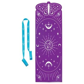 Three Cheers For Girls | 3C4G - Celestial Yoga Mat Carrying Strap 24" x 60" Mat, Make It Real, Teens Tweens Girls, Purple Mat With Teal Strap, Butterfly Celestial Design, Encourages Fitness Well Being,商家Macy's,价格¥186