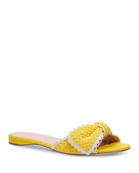 Kate Spade | Women's Crochet Bow Slide Sandals商品图片,额外7.5折, 独家减免邮费, 额外七五折